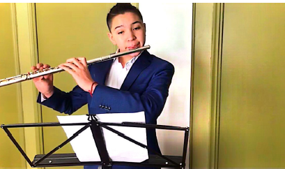 Emilio Martínez: Nuestro joven flautista