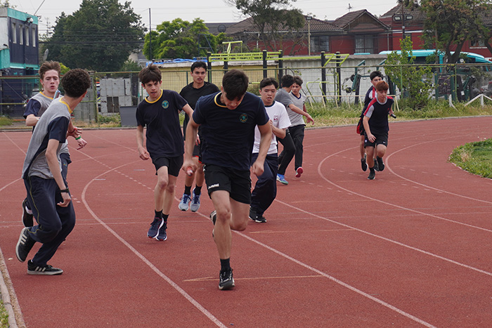 Nuestro colegio presente en jornada de Atletismo 7° Básico a IV Medio de las Olimpiadas BostonEduca