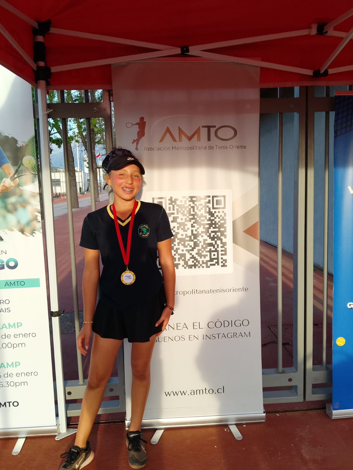 Nuestra alumna Daniela Guerrero representará al colegio en la final del Circuito Nacional de Tenis Escolar