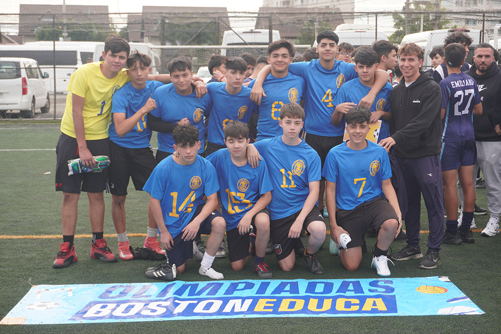 Nuestra selección de Futbolito Intermedia Varones dio el puntapié inicial a las Olimpiadas BostonEduca