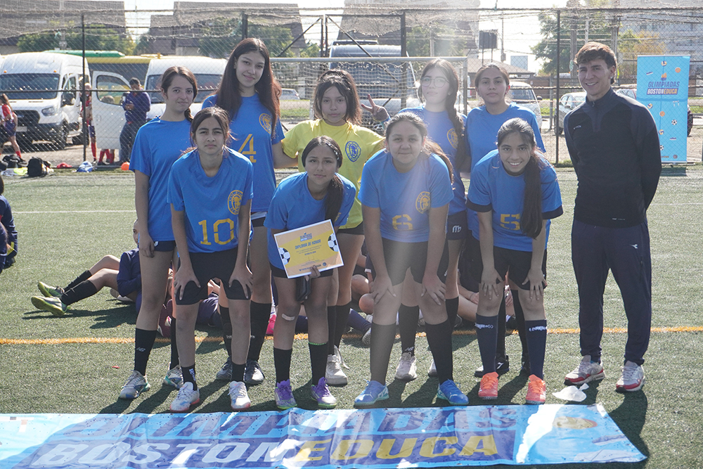 Exitosa fecha de Futbolito Intermedia Damas en las Olimpiadas BostonEduca 2026