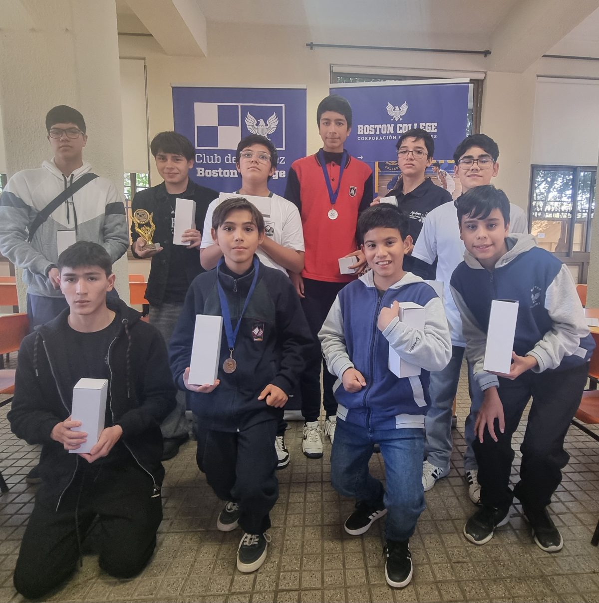 Felipe Carrasco destacó en el XII Torneo de Ajedrez Boston College