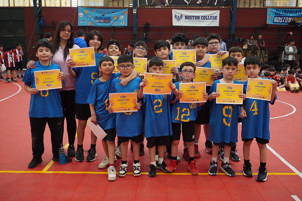 Competimos en el Básquetbol Mini Varones de las Olimpiadas BostonEduca
