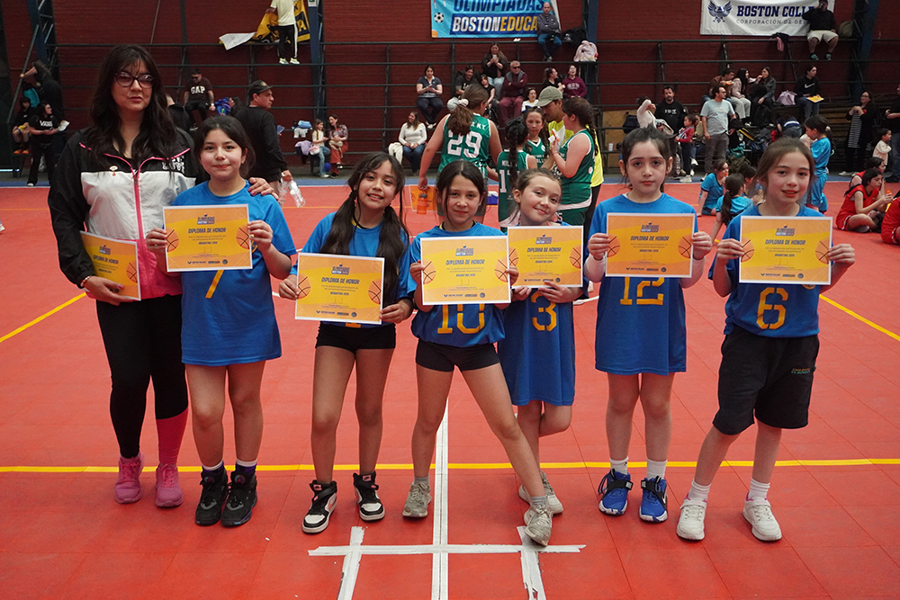 Nuestro colegio participó en el Básquetbol Mini Damas de las Olimpiadas BostonEduca